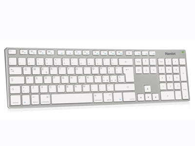 [XKKITA-MCU] Hamlet XKKITA-MCU tastiera Ufficio USB QWERTY Bianco