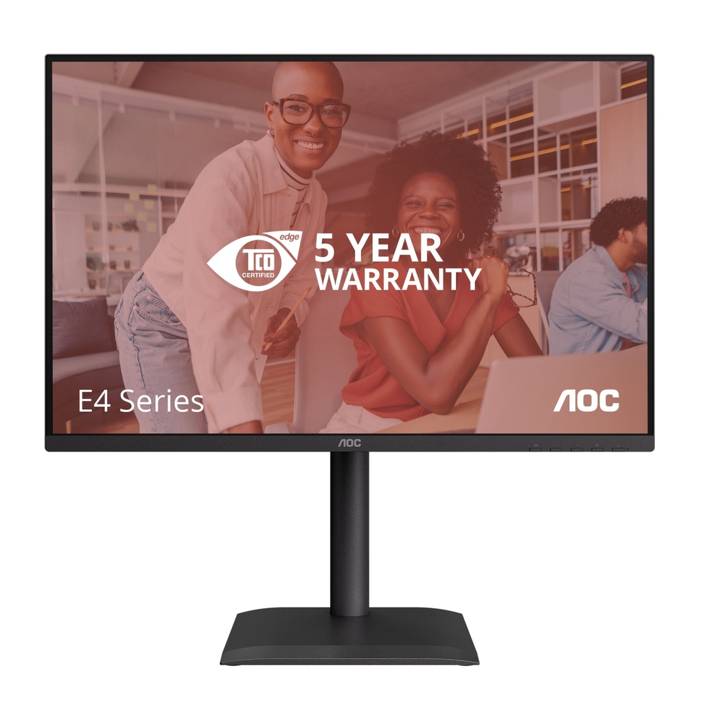 AOC E4 X24E4U computer monitor 61 cm (24") 1920 x 1200 pixels Full HD LED Black
