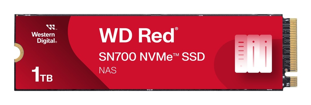 SSD WD RED SN700 1TB NAS NVME M.2 PCIe WDS100T1R0C PCIe 3.0 x4