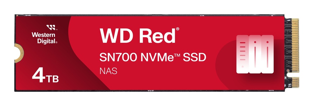 [WDS400T1R0C-68BDK0] Western Digital Red WD SN700 NVMe 4 TB M.2 PCI Express 3.0