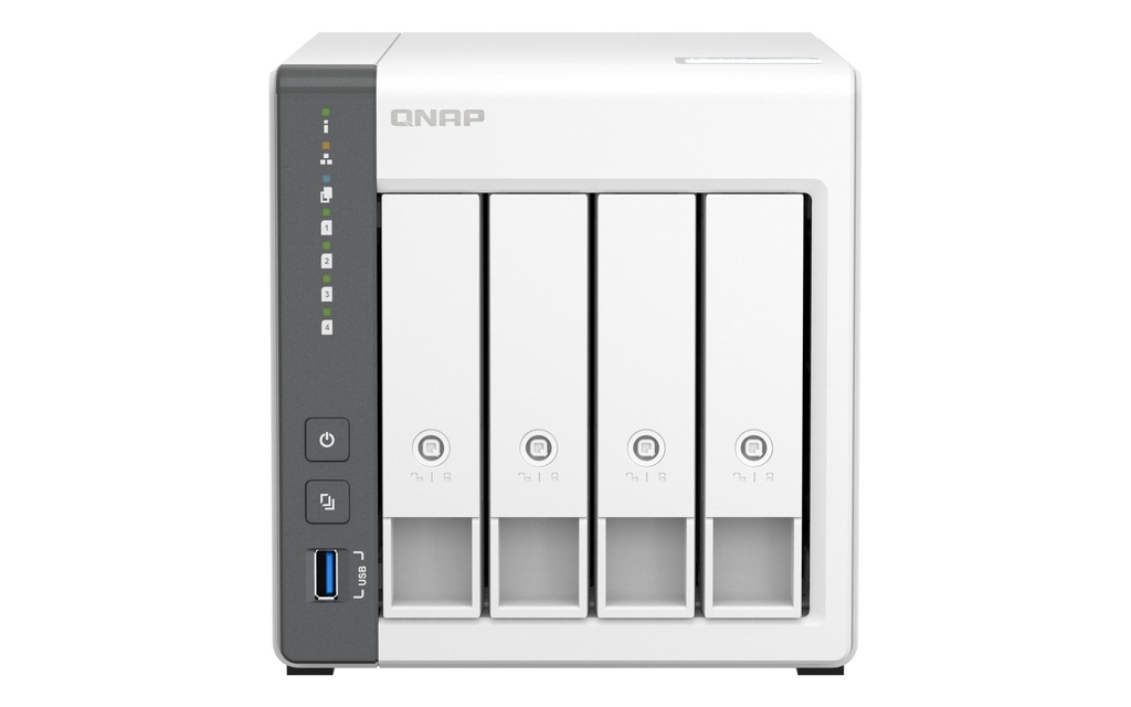[TS-433-4G] QNAP TS-433 NAS Tower ARM Cortex-A55 4 GB 0 TB QNAP QTS White