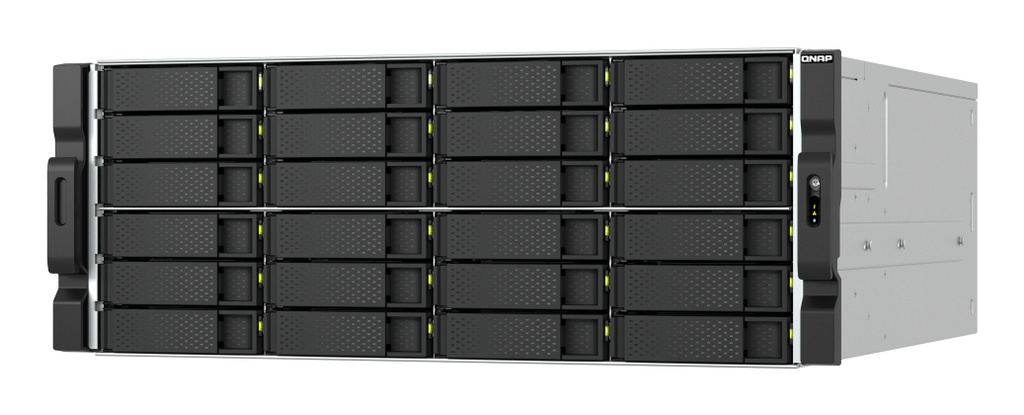 [TS-H2477AXU-RP-R7-32G] QNAP TS-h2477AXU-RP Server di archiviazione Armadio (4U) AMD Ryzen™ 7 7745 32 GB DDR5 0 TB QNAP QTS Nero, Grigio