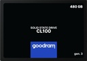 Goodram CL100 gen.3 480 GB 2.5" Serial ATA III 3D NAND
