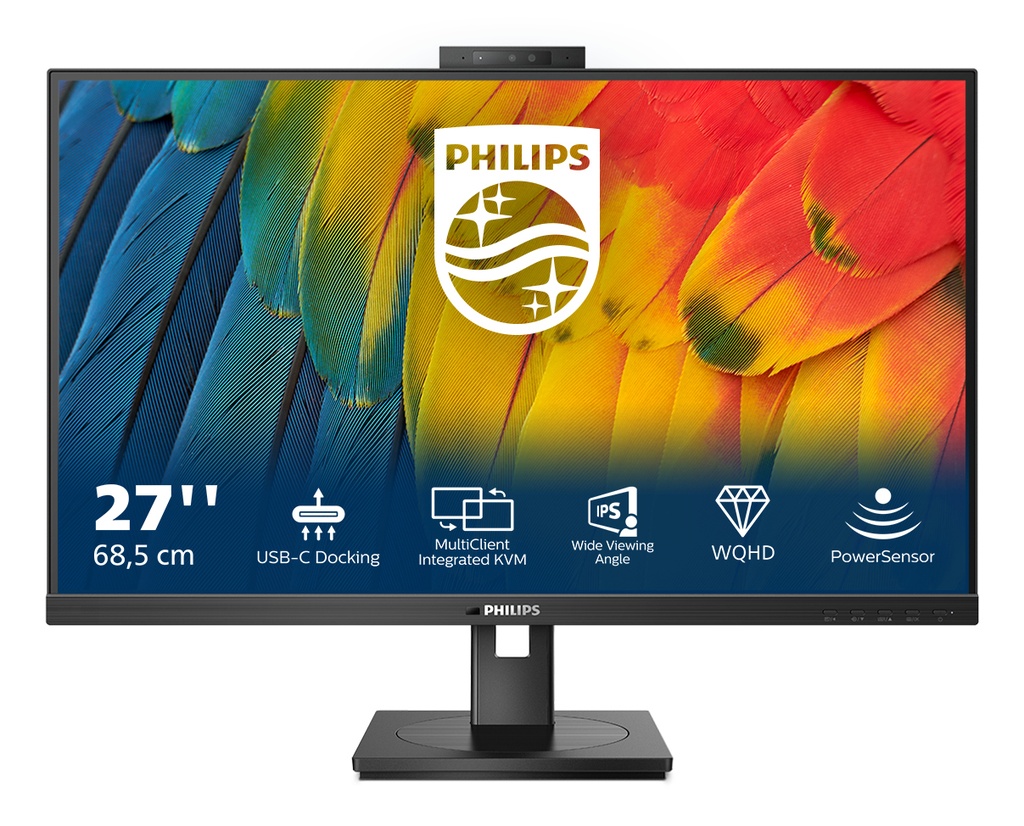 [27B1U5601H/00] Philips 5000 series 27B1U5601H/00 computer monitor 68.6 cm (27") 2560 x 1440 pixels Quad HD LCD Black