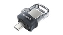 SanDisk Ultra Dual m3.0 unità flash USB 64 GB USB Type-A / Micro-USB 3.2 Gen 1 (3.1 Gen 1) Nero, Argento, Trasparente