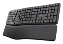 Trust Keyra Tastiera wireless multi-dispositivo ergonomica