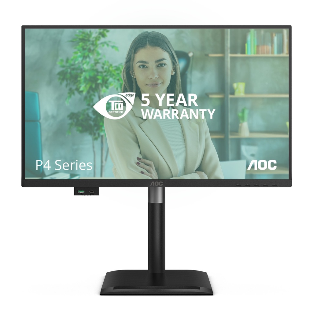 [24P4U] AOC 24P4U computer monitor 60.5 cm (23.8") 1920 x 1080 pixels Full HD Black