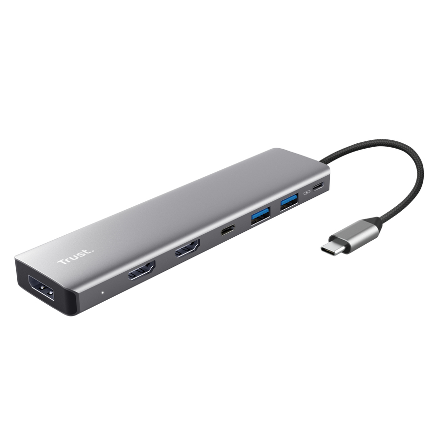 [25661] Trust 25661 hub di interfaccia USB tipo-C Alluminio