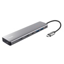 Trust 25661 hub di interfaccia USB tipo-C Alluminio