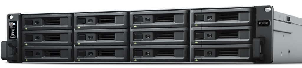 [RX1223RP] Synology RX1223RP contenitore di unità di archiviazione Box esterno HDD/SSD Nero 2.5/3.5"