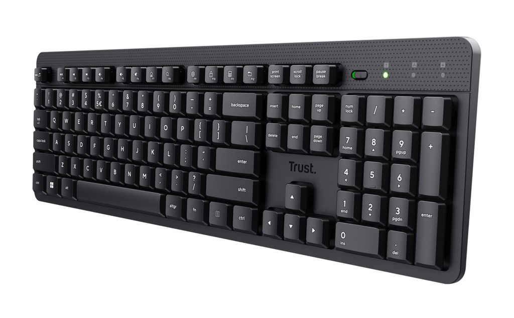[25012] Trust Ody II tastiera Ufficio RF Wireless QWERTY Italiano Nero