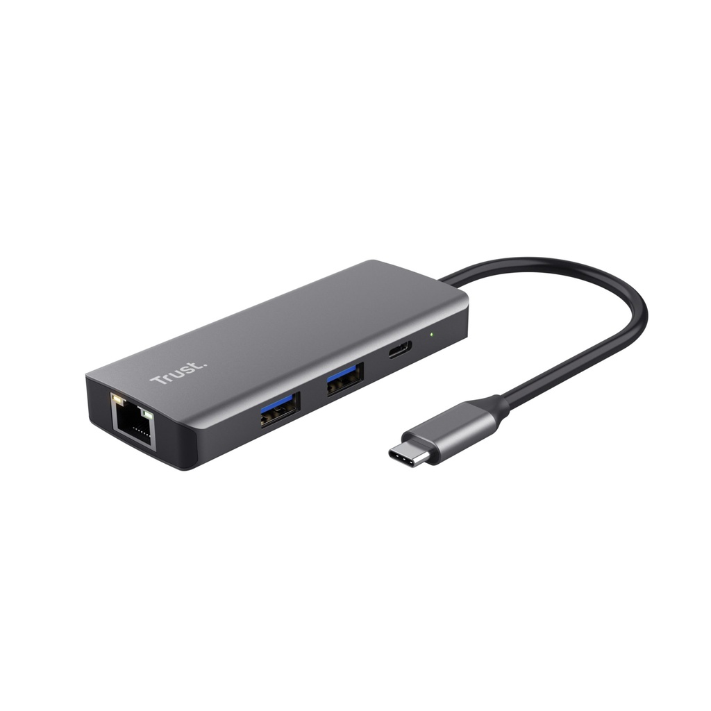 [24968] Trust Dalyx USB tipo-C 1000 Mbit/s Argento