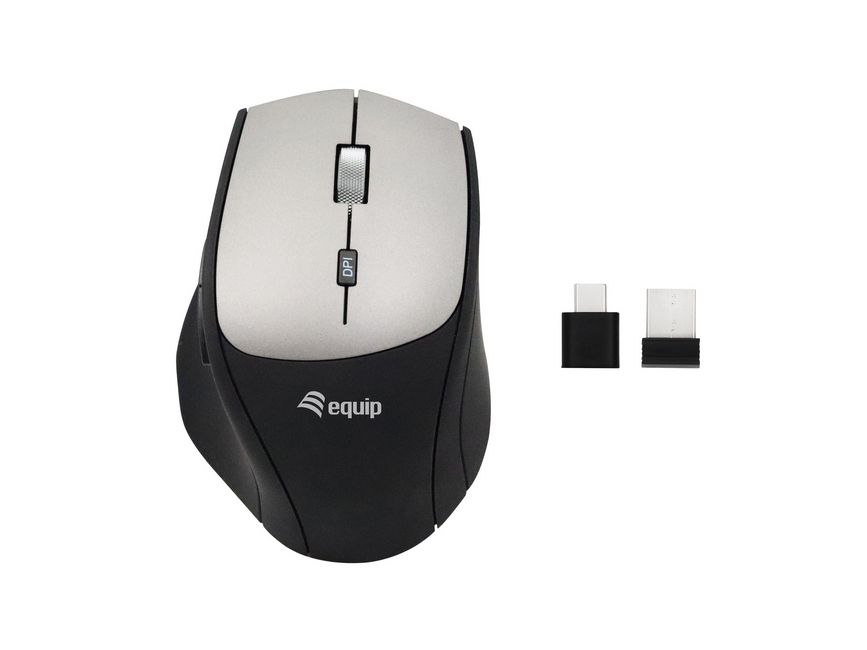 [245115] Equip 245115 mouse Ufficio Mano destra RF Wireless Ottico 2400 DPI