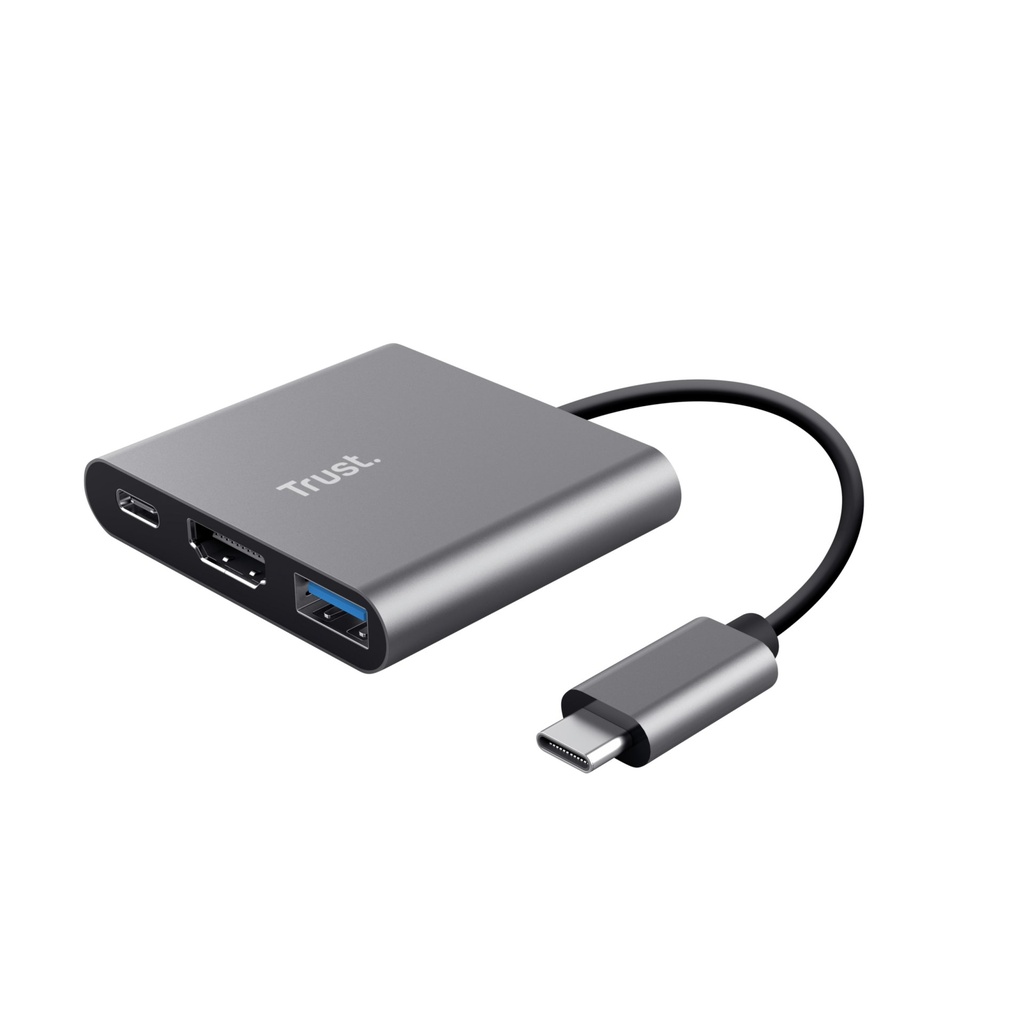 [23772] Trust Dalyx USB 3.2 Gen 1 (3.1 Gen 1) Type-C Aluminium, Black