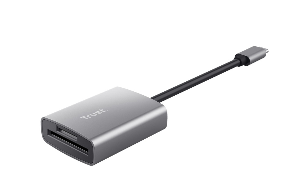 [24136] Trust 24136 lettore di schede USB 3.2 Gen 1 (3.1 Gen 1) Type-C Alluminio