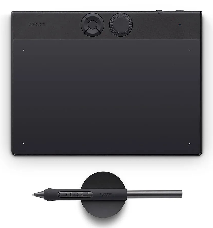 [PTK470K0B] Wacom Intuos Pro Small – 2025 tavoletta grafica Nero 187 x 105 mm USB/Bluetooth