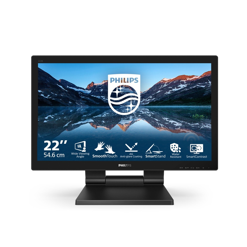 Philips B Line 222B9TA/00 computer monitor 54.6 cm (21.5") 1920 x 1080 pixels Full HD LCD Touchscreen Tabletop Black