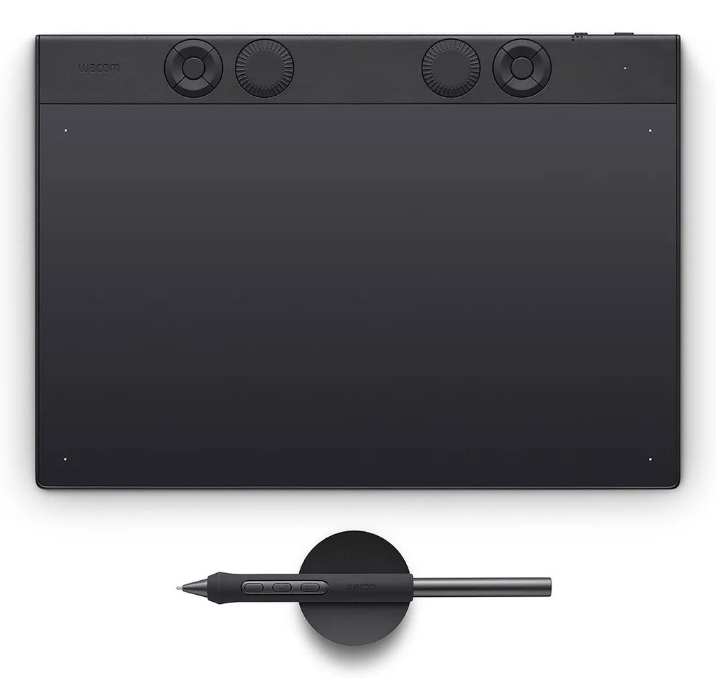 [PTK670K0B] Wacom Intuos Pro Medium – 2025 tavoletta grafica Nero 263 x 148 mm USB/Bluetooth