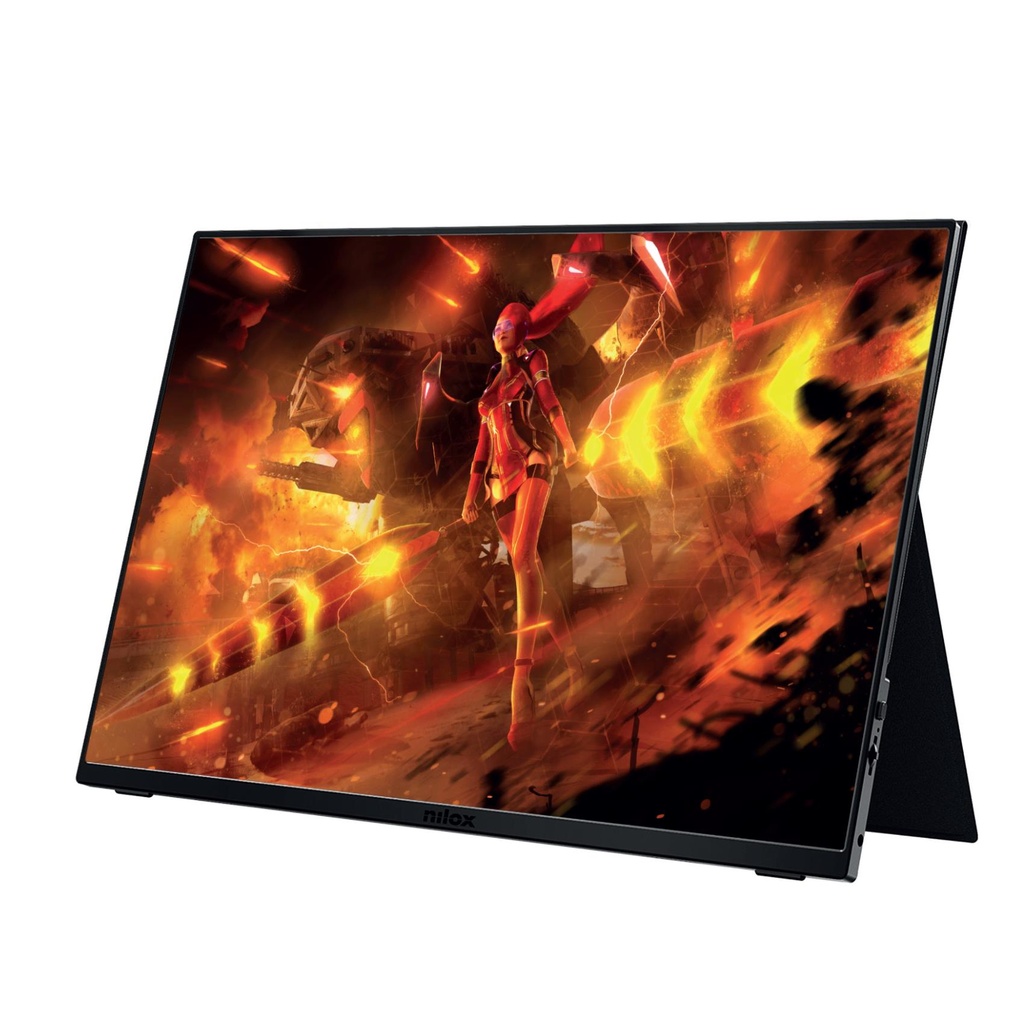 [NXMP17FHD1441] Nilox NXMP17FHD1441 TV e monitor portatile Nero 43,9 cm (17.3") LED 1920 x 1080 Pixel