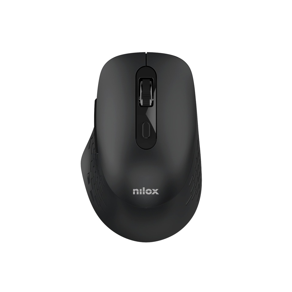[NXMODWI01] Nilox RATON DUAL WIRELESS 1600 DPI NEGRO mouse Office Bluetooth + USB Type-A Optical