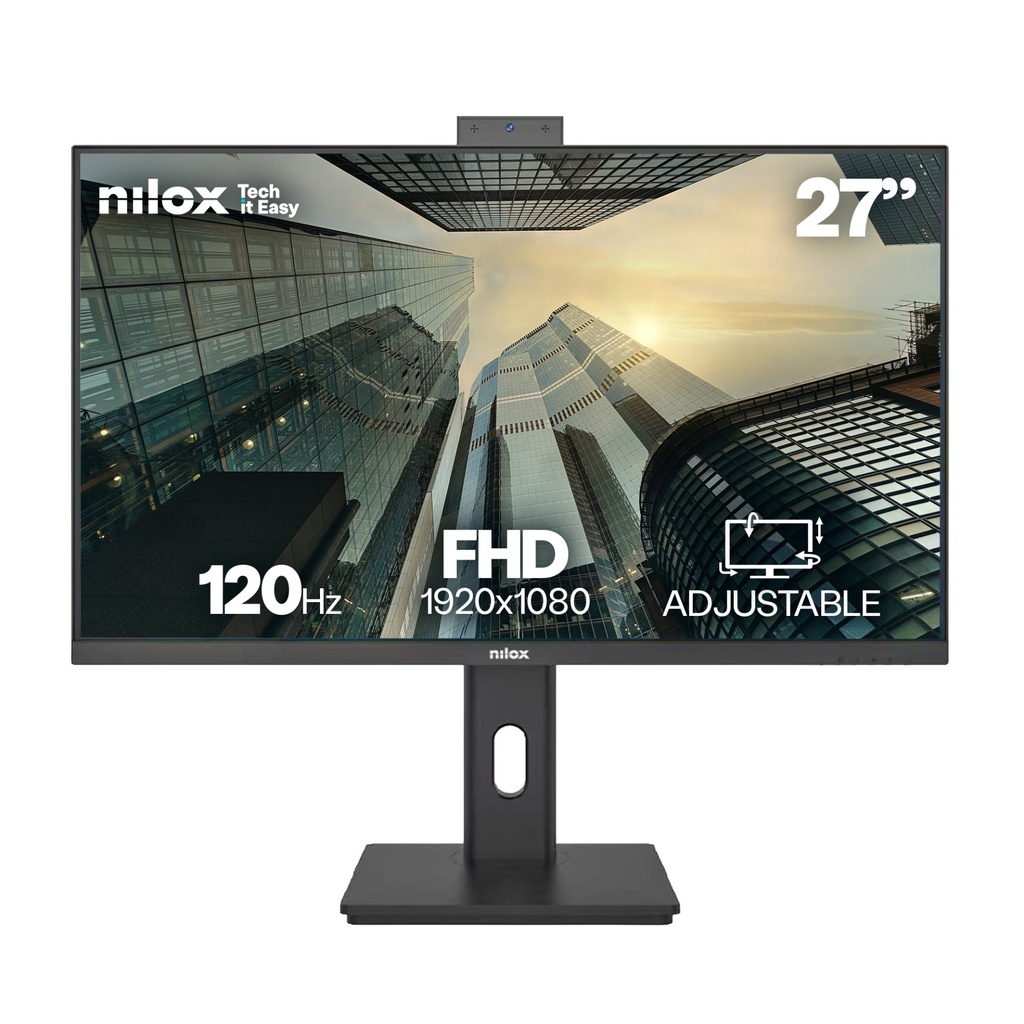 [NXM27RWEB02B] Nilox NXM27RWEB02B computer monitor 68.6 cm (27") 1920 x 1080 pixels Full HD LED Black
