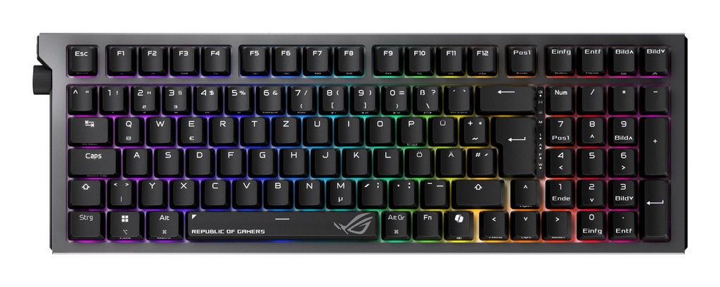 [90MP04IF-BKIA03] ASUS ROG Strix Morph 96 Wireless tastiera Gaming USB + RF Wireless + Bluetooth QWERTY Italiano Nero