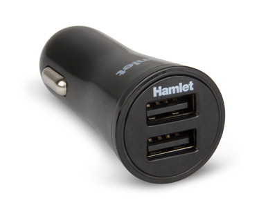 [XPW12U234] Hamlet XPW12U234 Caricabatterie per dispositivi mobili Telefono cellulare, Smartphone, Tablet Nero Accendisigari Auto