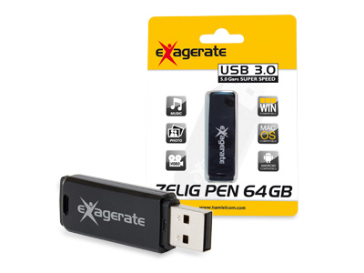 [XZP64GBU3] Hamlet Zelig Pen Usb 3.0 pen drive 64 gb