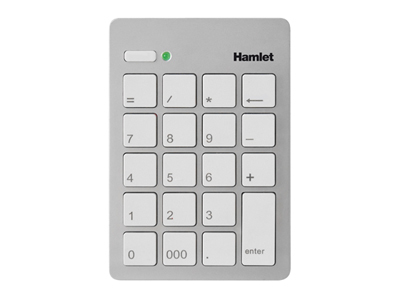 [XKPADUSV] Hamlet Numeric Keypad tastierino numerico usb 2.0 argento