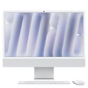 24-inch iMac with Retina 4.5K display, Nano-texture glass: Apple M4 chip with 10‑core CPU and 10‑core GPU, 256GB SSD, 16GB - Silver