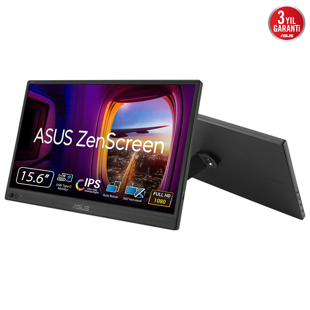 [90LM0AZ3-B01171] ASUS ZenScreen MB169CK computer monitor 39.6 cm (15.6") 1920 x 1080 pixels Full HD LCD Black