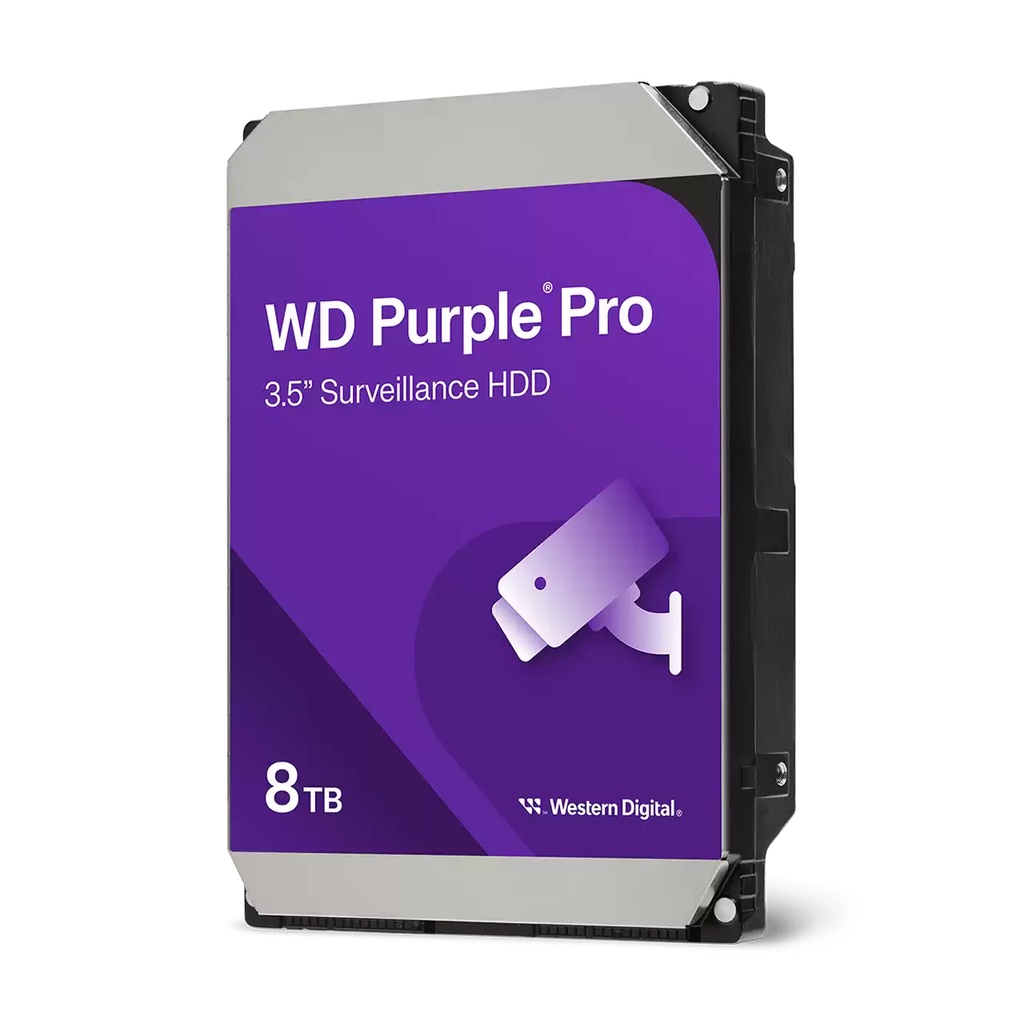 [WD8002PURP] Western Digital Purple Pro Smart Video HDD 8TB disco rigido interno 7200 Giri/min 3.5" SATA