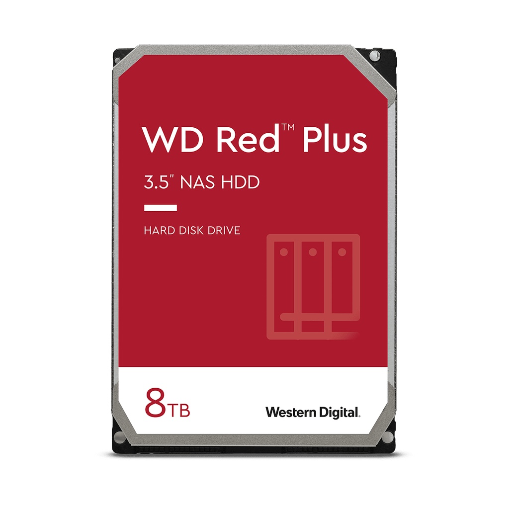 [WD80EFPX] Western Digital Red Plus disco rigido interno 8 TB 5640 Giri/min 256 MB 3.5" Serial ATA III