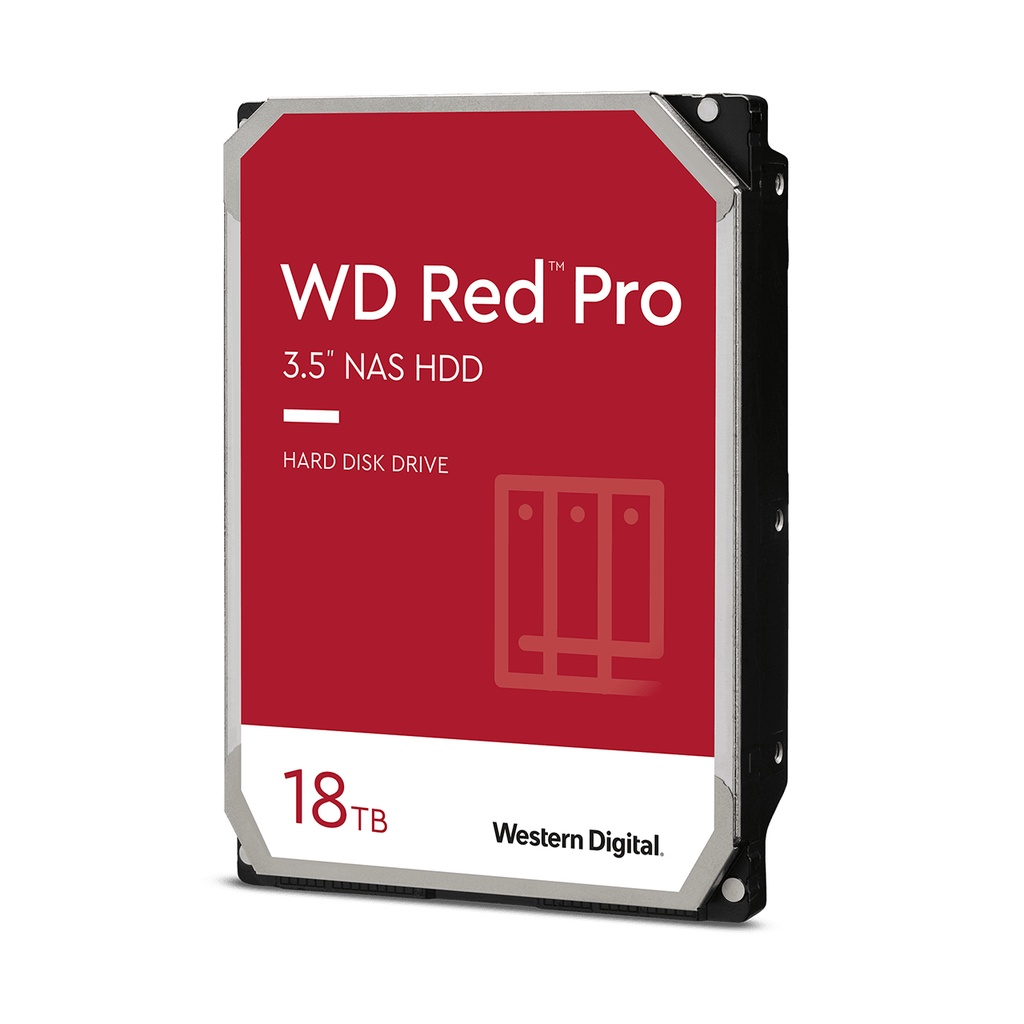 [WD181KFGX] Western Digital Red Pro disco rigido interno 18 TB 7200 Giri/min 512 MB 3.5" SATA