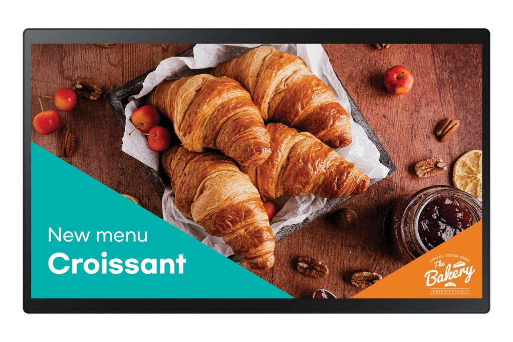 [LH24QBCTBGCXEN] Samsung QB24C-T Pannello piatto per segnaletica digitale 61 cm (24") LED Wi-Fi 250 cd/m² Full HD Nero Touch screen Processore integrato Tizen 7.0 16/7