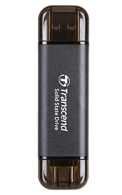 [TS512GESD310C] Transcend ESD310C Tecnologia Thunderbolt 512 GB Da USB tipo A a USB tipo C USB 3.2 Gen 2x2 Nero