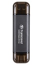 Transcend ESD310C Tecnologia Thunderbolt 512 GB Da USB tipo A a USB tipo C USB 3.2 Gen 2x2 Nero