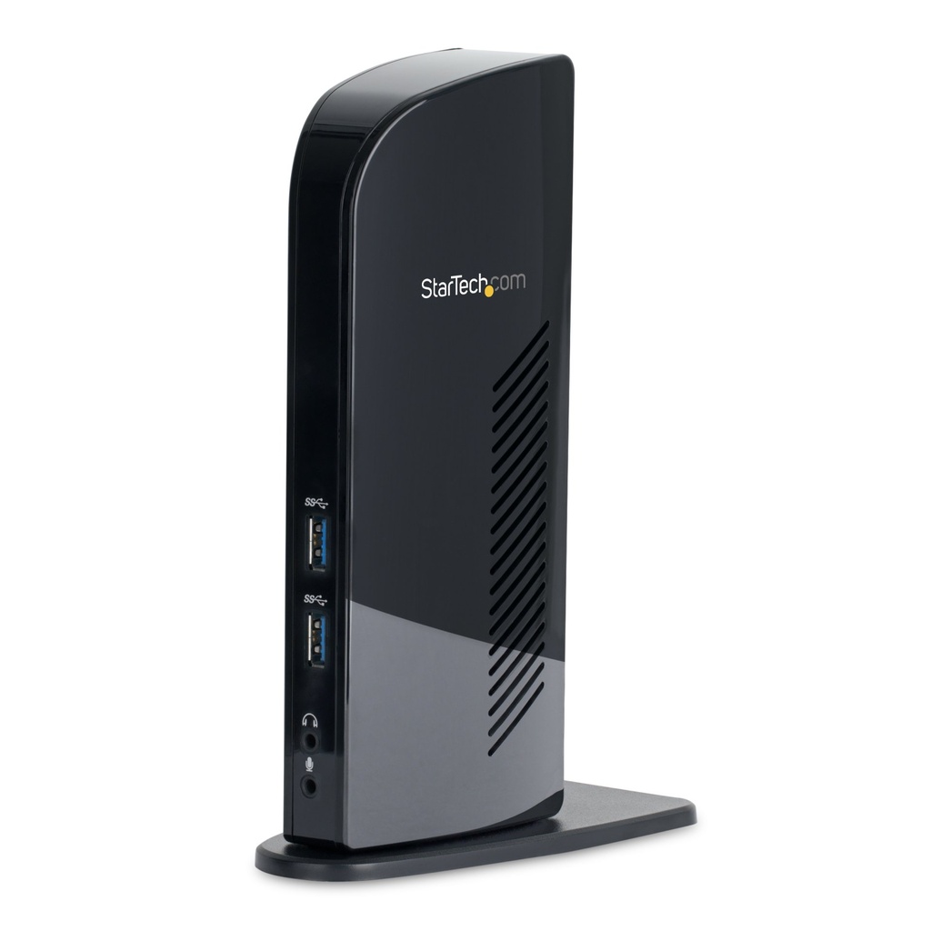[USB3SDOCKHD] StarTech.com Dual Monitor USB 3.0 Docking Station with HDMI - DVI - 6 x USB Ports~Dual Monitor USB 3.0 Laptop Docking Station with HDMI & DVI/VGA, 6x USB-A Hub, GbE, Audio, Universal Type-A Dock - Windows/macOS/ChromeOS