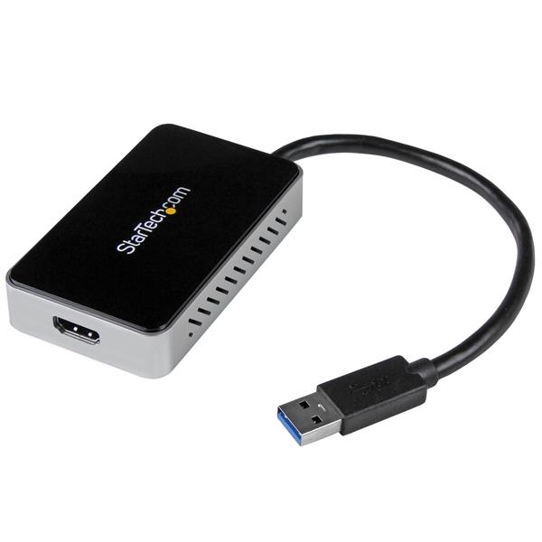 [USB32HDEH] StarTech.com USB 3.0 to HDMI Adapter w/ 1x USB, USB to HDMI Monitor Converter for Windows (no support for macOS/ChromeOS/Linux) - TAA