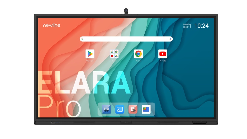 Newline Elara Pro lavagna interattiva 190,5 cm (75") 3840 x 2160 Pixel Touch screen Nero