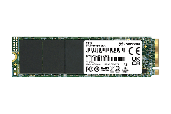 [TS1TMTE115S] Transcend PCIe SSD 115S 1 TB M.2 PCI Express 3.0 NVMe 3D NAND