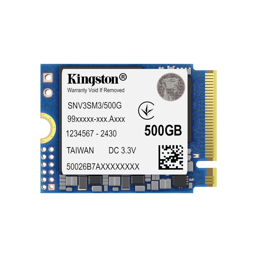 [SNV3SM3/500G] Kingston Technology 500G NV3 M.2 2230 NVMe SSD