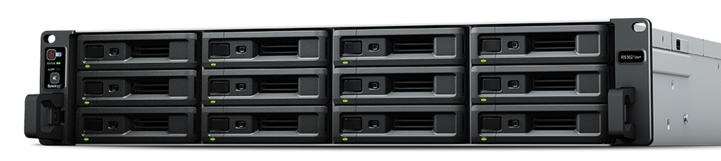 [RS3621XS+] Synology RackStation RS3621XS+ server NAS e di archiviazione Server di archiviazione Armadio (2U) Intel® Xeon® D-1541 8 GB DDR4 Nero