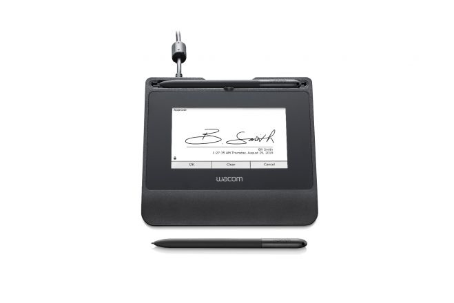 Tavoletta Grafica Wacom STU540-CH2 sign pad per la cattura della firma Nero