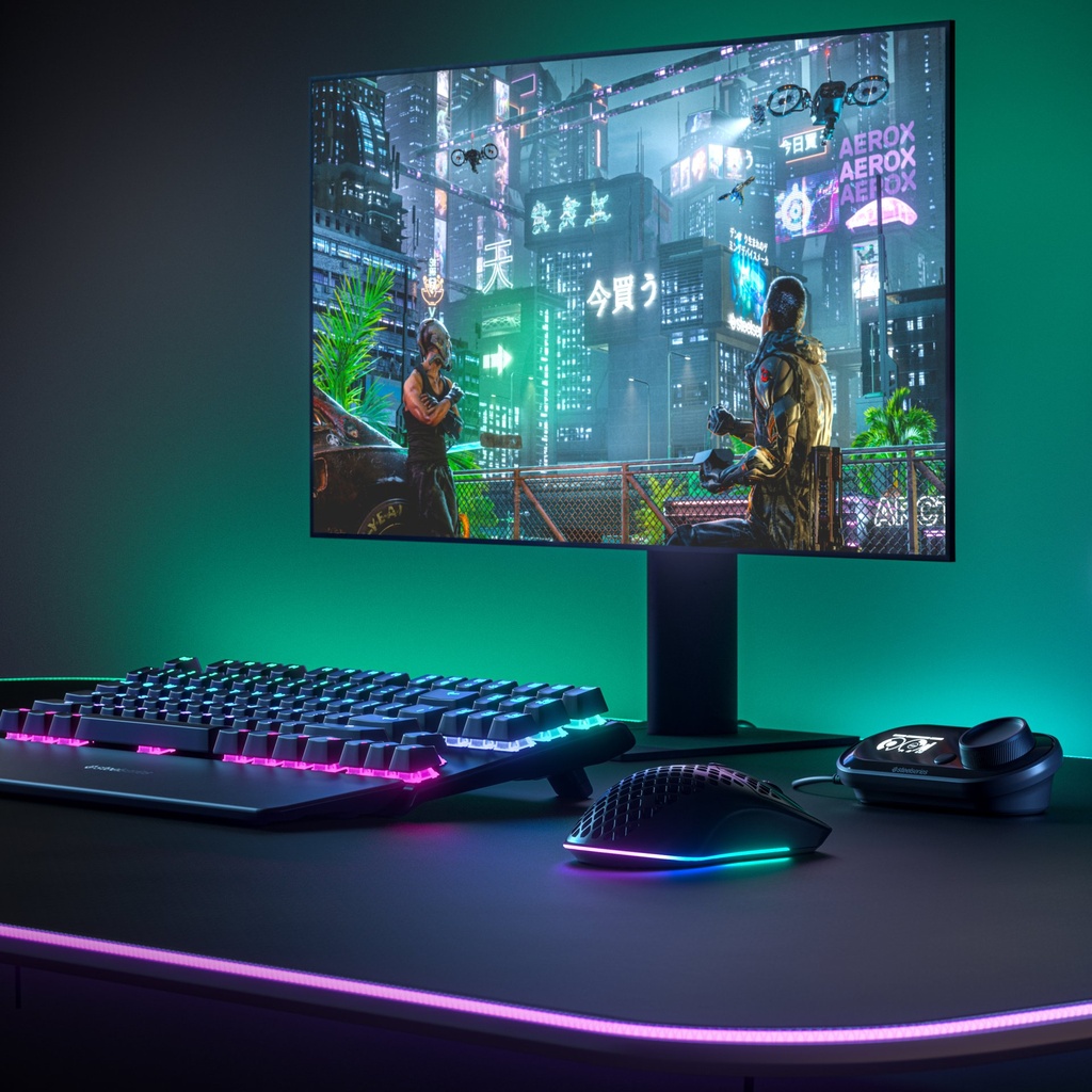 [62612] Steelseries Aerox 3 Wireless mouse Gaming Mano destra RF senza fili + Bluetooth Ottico 18000 DPI