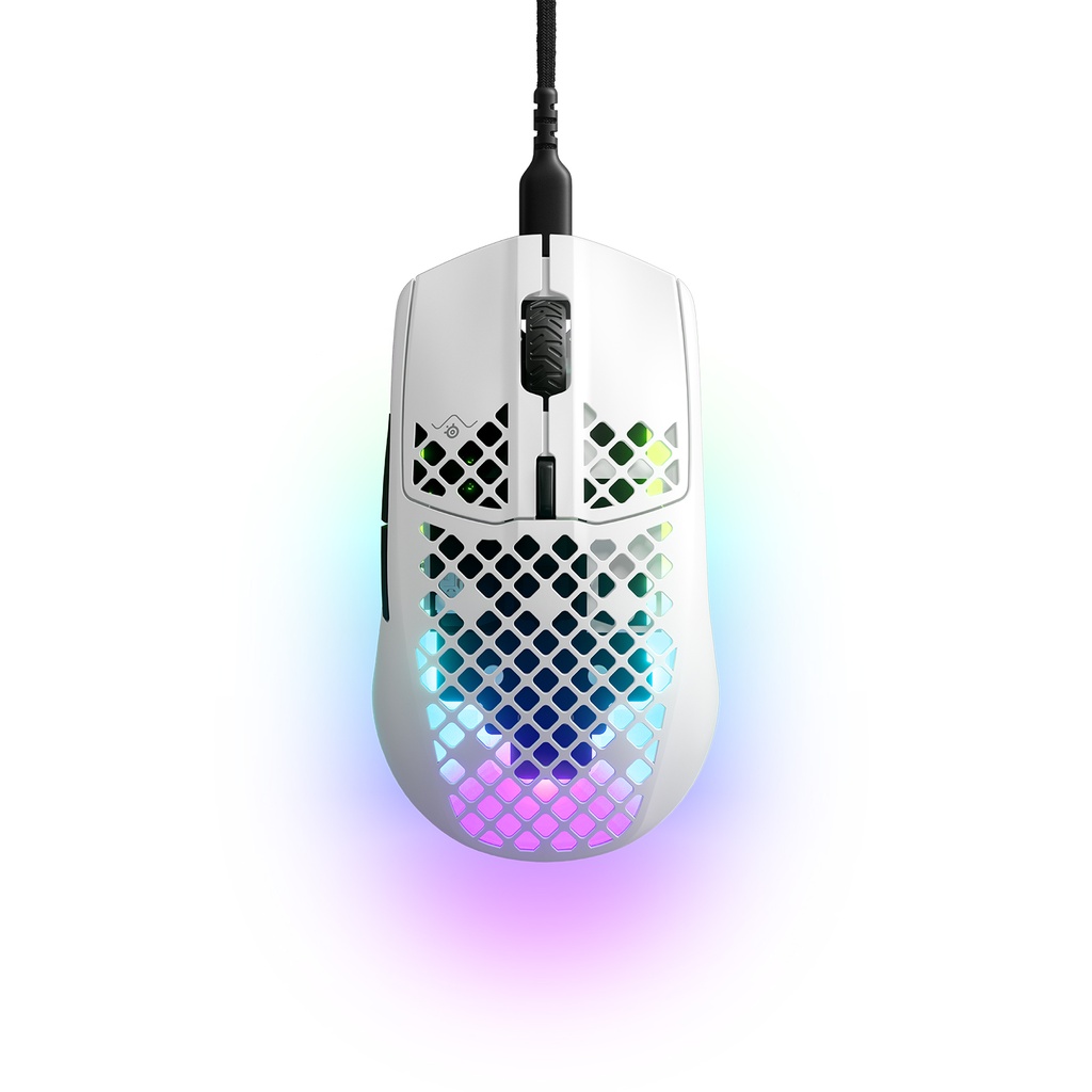 Steelseries Aerox 3 mouse Gaming Mano destra USB tipo-C Ottico 8500 DPI