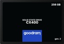 Goodram CX400 gen.2 256 GB 2.5" Serial ATA III 3D TLC NAND