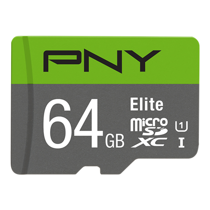 [P-SDUX64U185GW-GE] PNY Elite 64 GB MicroSDXC UHS-I Classe 10