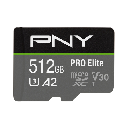 [P-SDUX512U3100PRO-GE] PNY PRO Elite microSDXC 512GB Classe 10