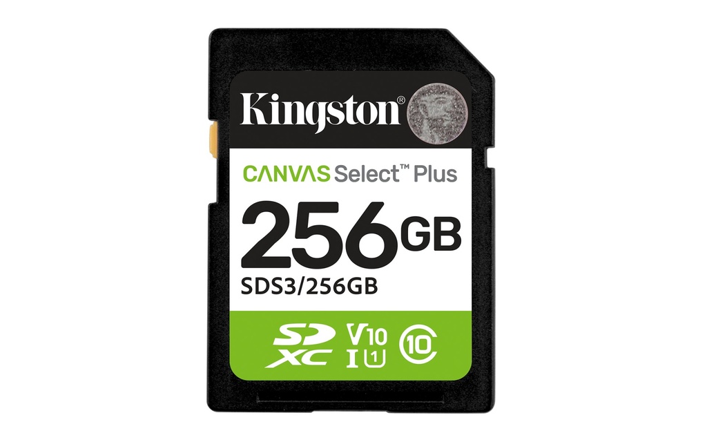[SDS3/256GB] Kingston Technology 256GB SDXC Canvas Select Plus Gen3 150MB/s C10 UHS-I U1 V10